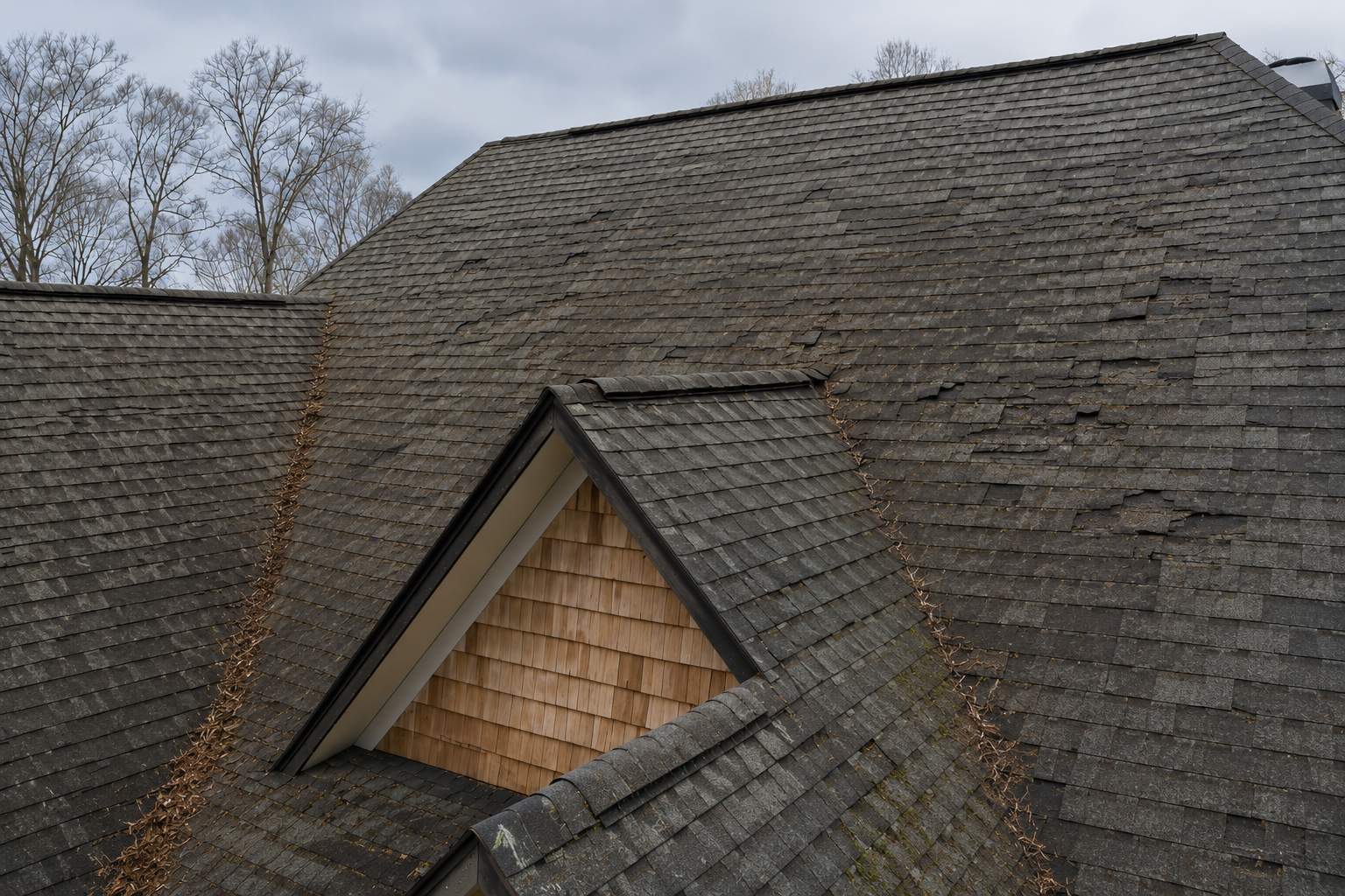 Roofing before