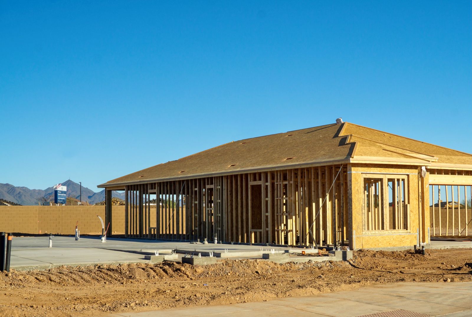 New residential home construction managed by SLM General Contractors