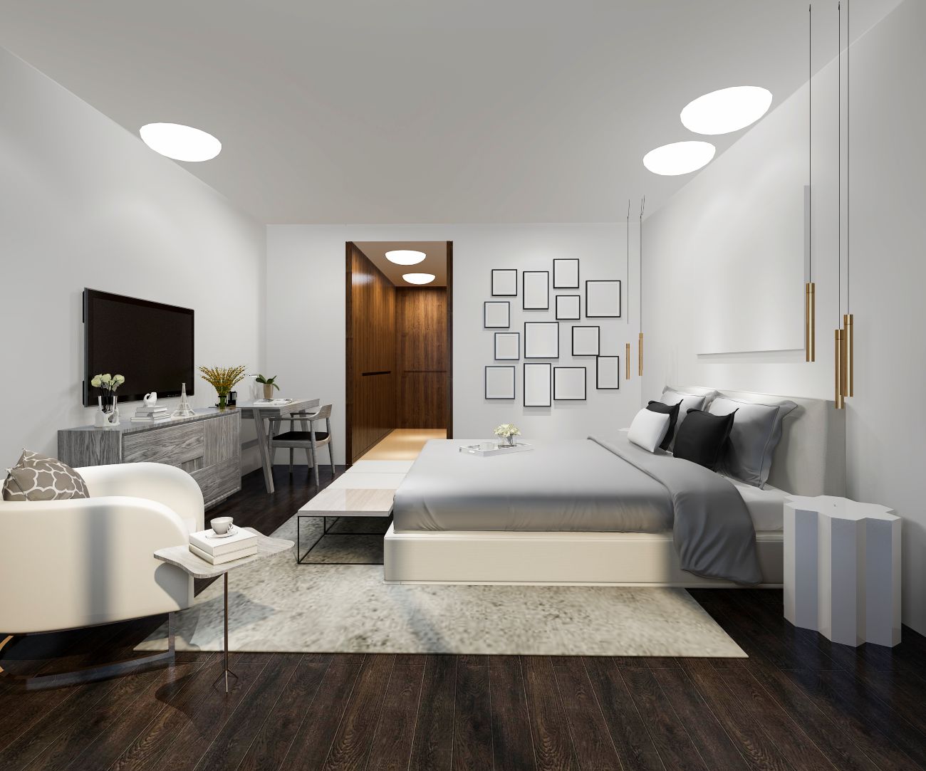 Complete room renovation completed by SLM General Contractors