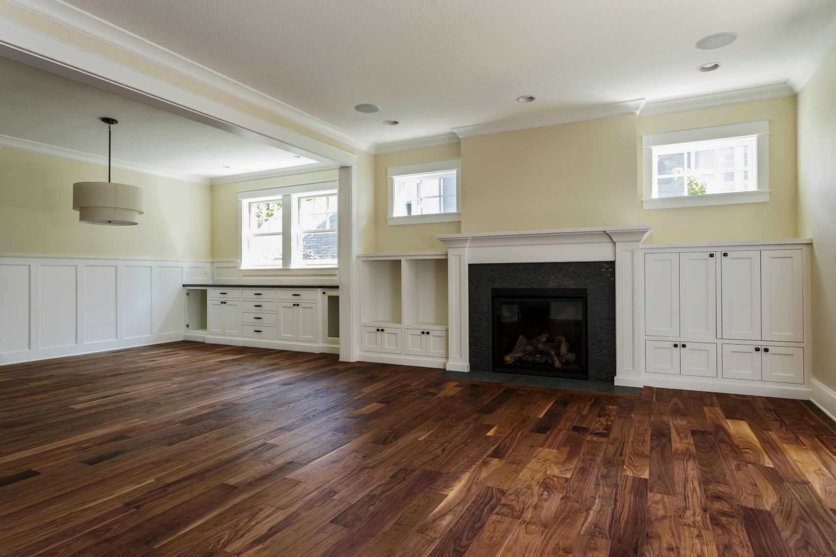 Completed whole home remodeling project by SLM General Contractors
